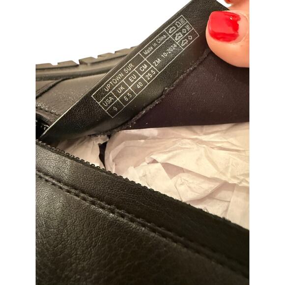 Vionic Women's Black Waterproof Uptown Wedge Sur Ankle Boots Size 9 - Picture 9 of 9